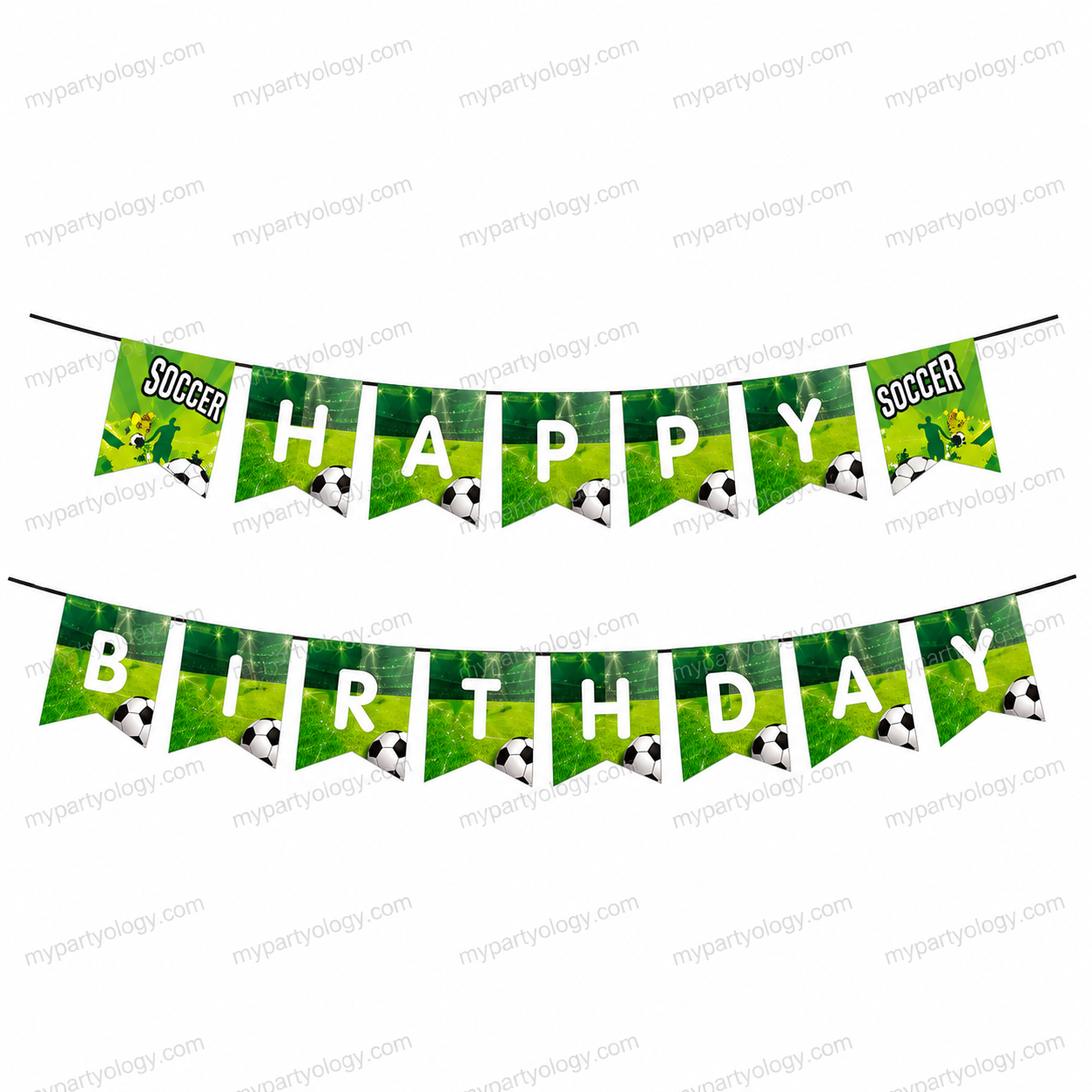 Soccer/Football Paper Block Banner