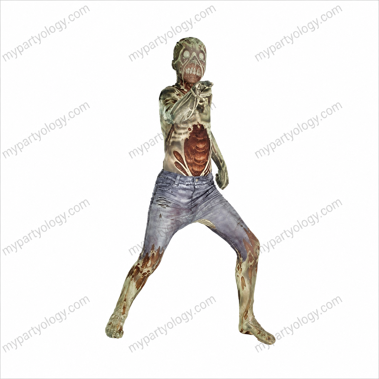 Zombie SkinFit Kids Costume