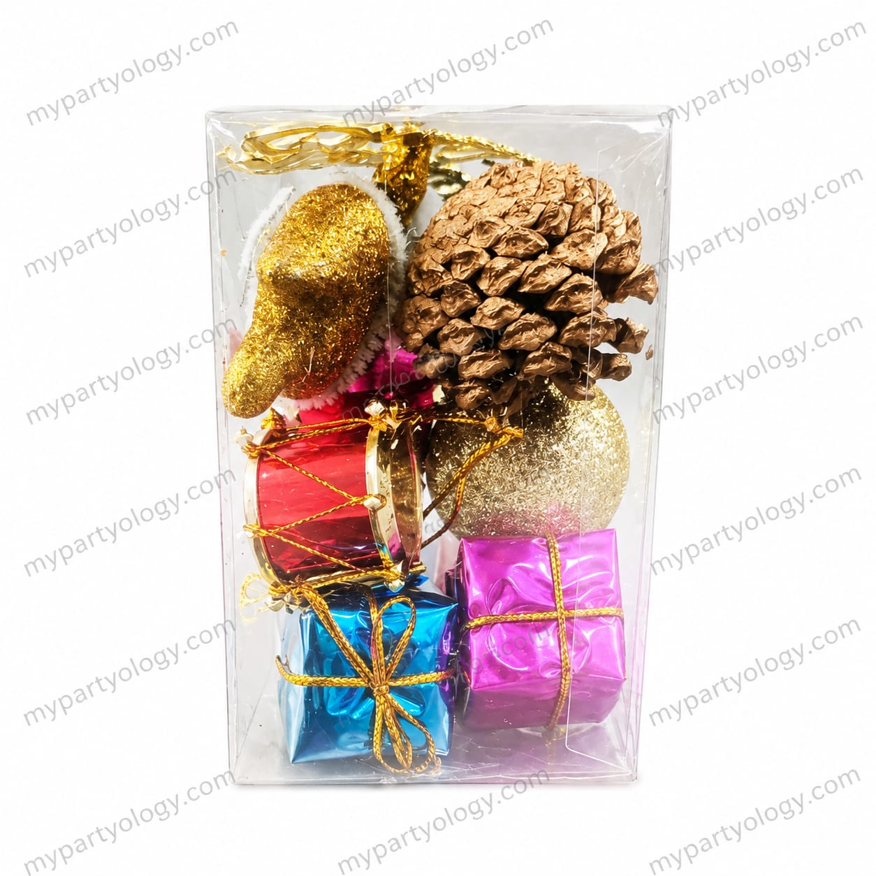 Assorted Tree Decorations Box (Pack of 12)
