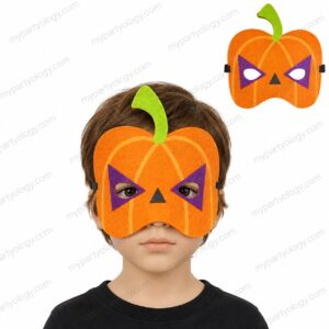 Pumpkin Felt Mask