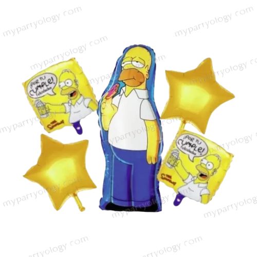 The Simpsons Foil Balloon Set (Pack of 5)