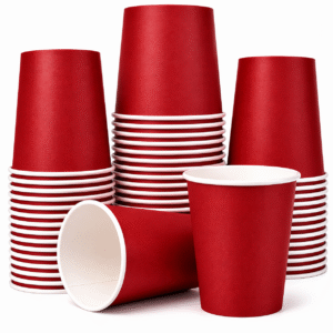 Ruby Red 9oz Paper Cups (Pack of 14)