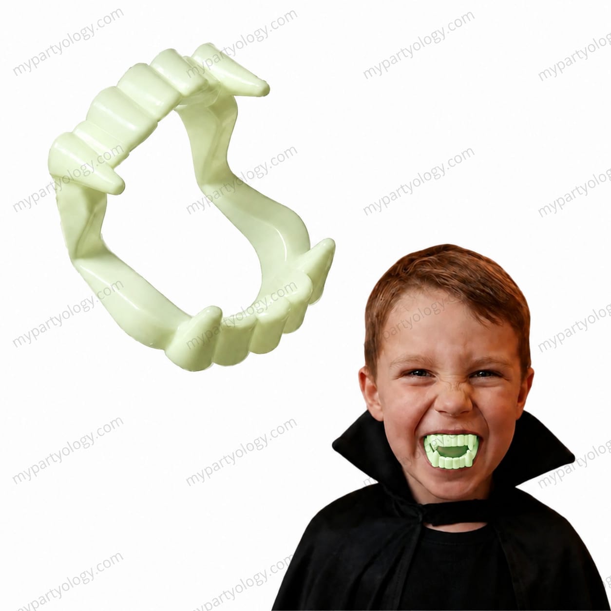 Glow In The Dark Vampire Teeth (Pack of 1)