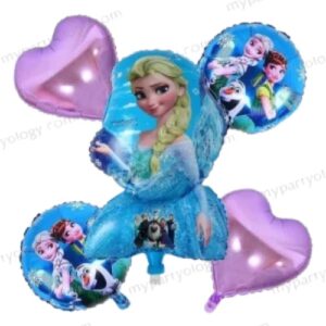 Frozen Princess Foil Balloon Set (Pack of 5)