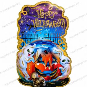 Halloween Ghost Glitter Cutout