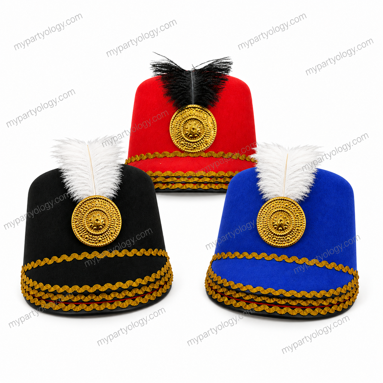 Assorted Coloured French Police Hat