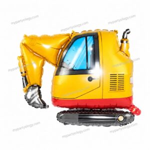 Excavator 32'' Foil Balloon