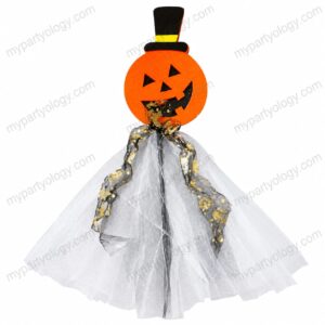 Pumpkin Scarecrow With Pole Decor (Pack of 1)