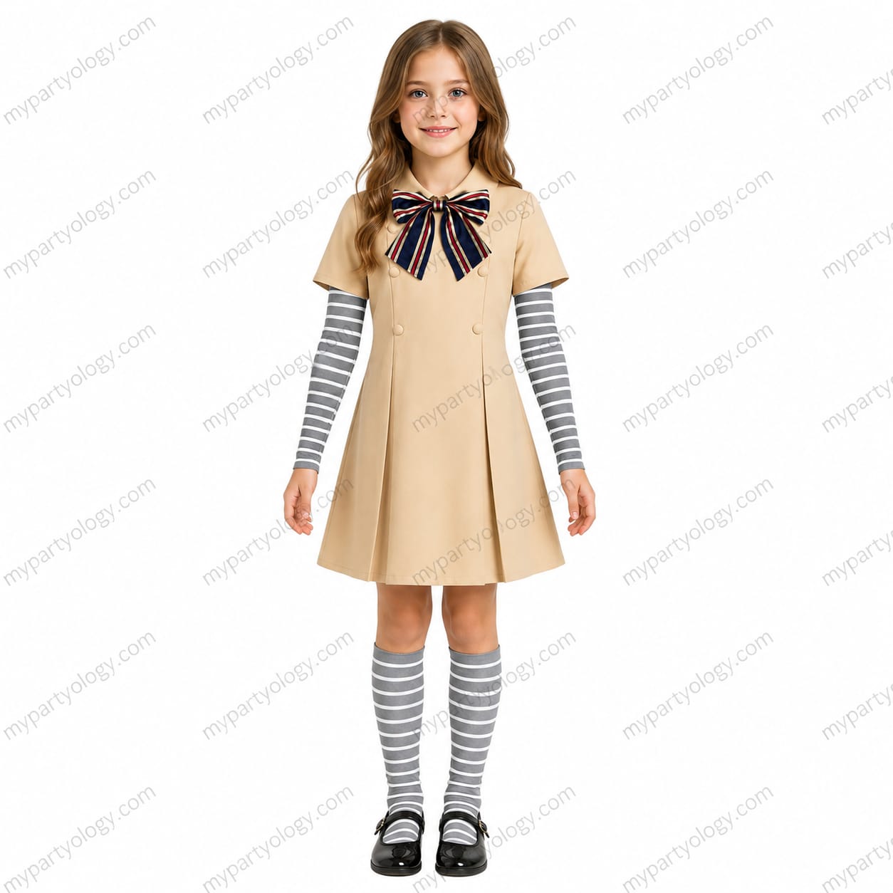 Megan Horror Girls Costume (Size-Large)