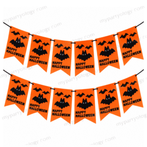 Happy Halloween Witch Felt Banner