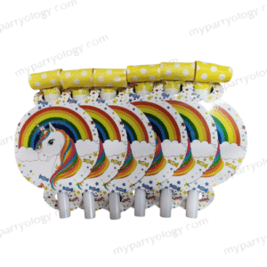Unicorn Party Blow Out/Noisemaker Set (Pack of 6)