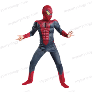 Spiderman Kids Muscle With Mask Costume