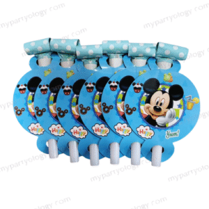 Micky Party Blue Blow Out/Noisemakers Set (Pack of 6)
