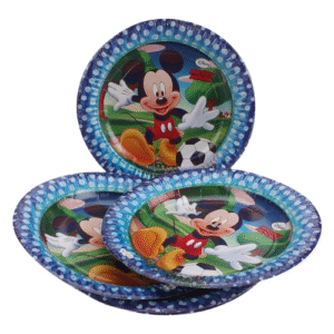 Micky Mouse Theme 9" Paper Plates (Pack of 10)