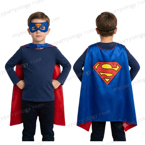 SuperMan Cape And Mask Kids