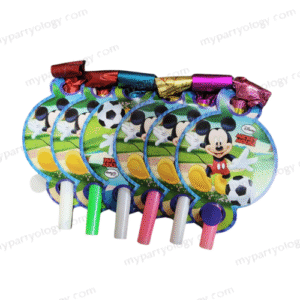 Micky Mouse Party Blow/Noisemakers Set (Pack of 6)