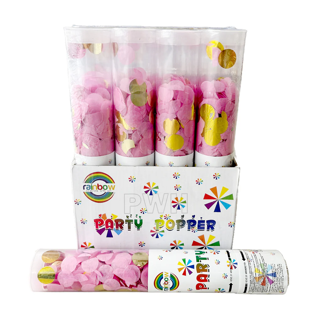 Transparent Coloured Poppers