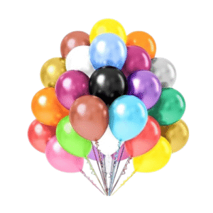 Metallic 10" Latex Balloon (Pack Of 10)