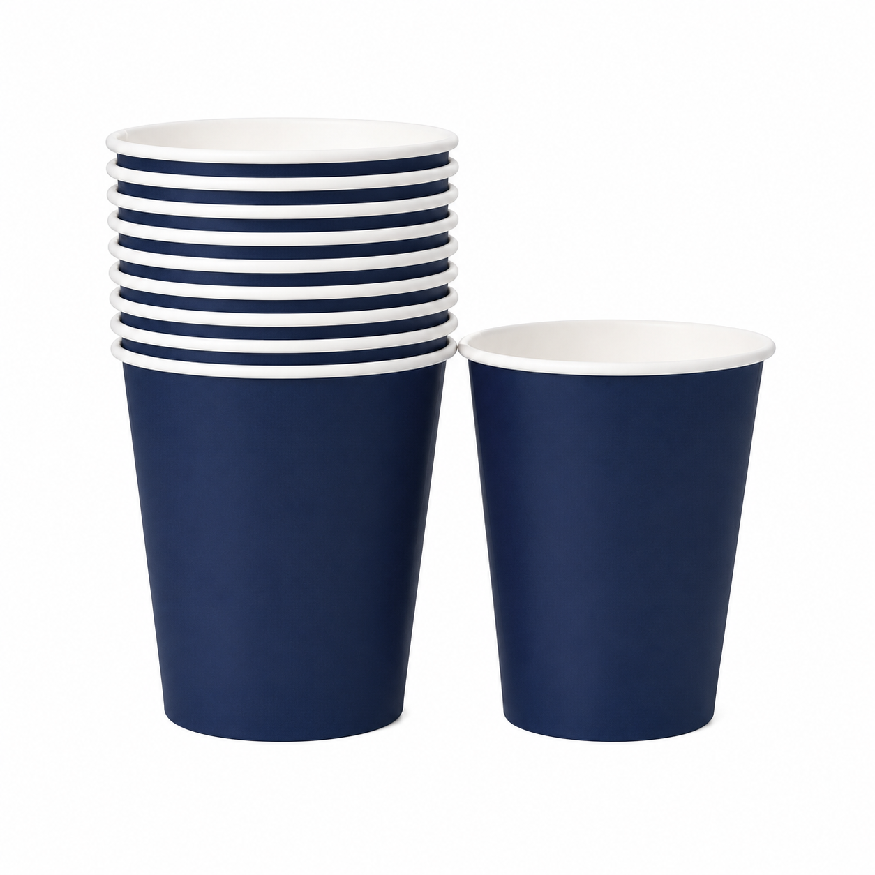 Dark Blue Paper Cup (Pack of 8)