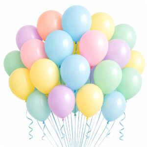 Assorted Colourful Pastel 12″ Latex Balloons (Pack of 12)