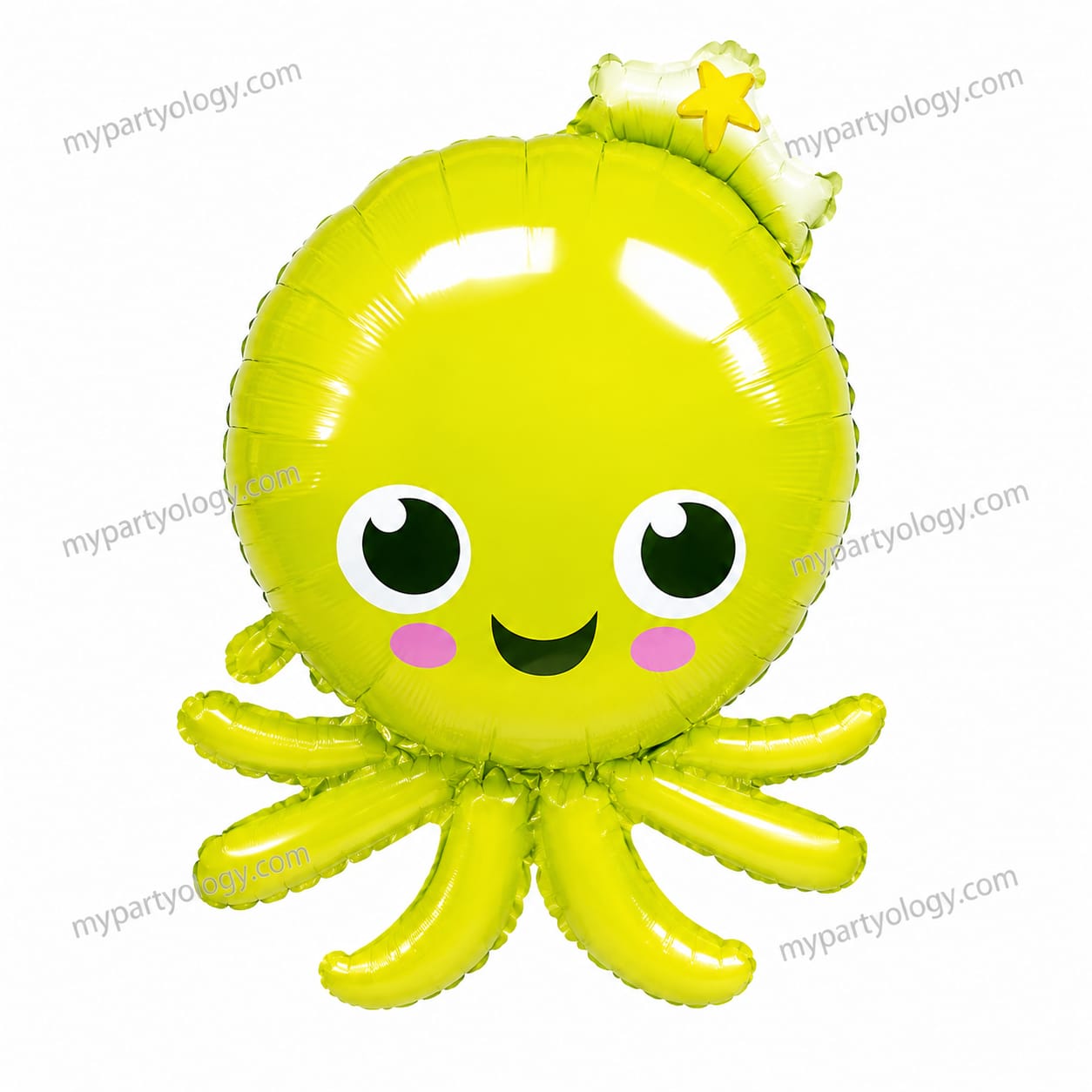 Baby Green Octopus 22" Foil Balloon
