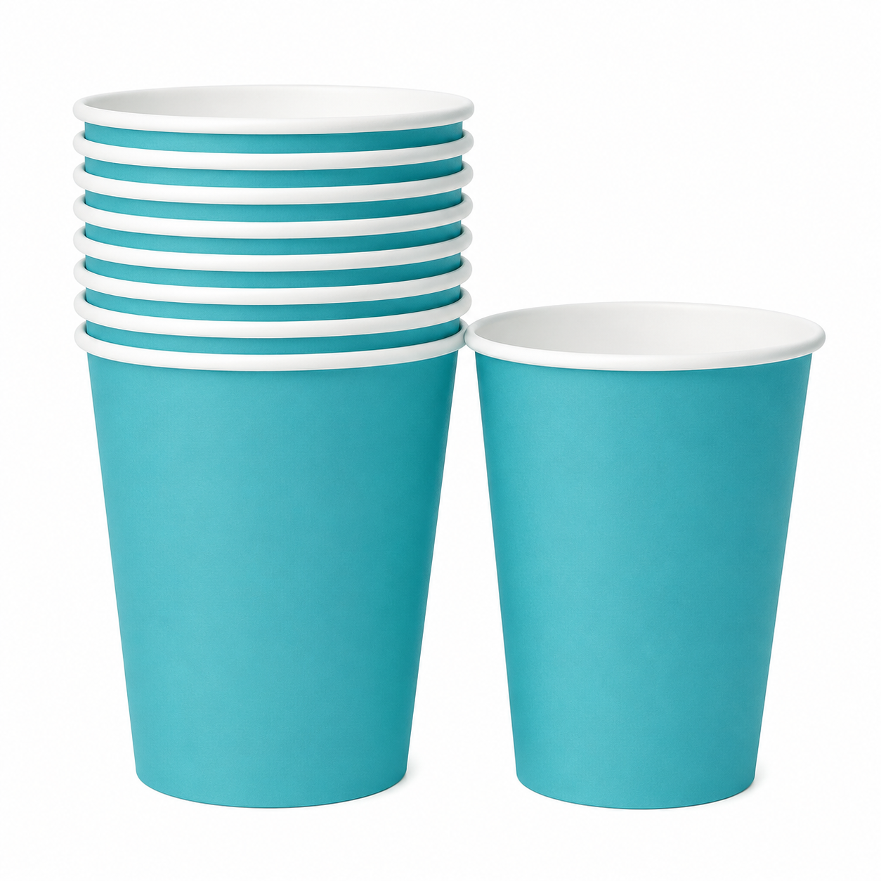 Light Blue Paper Cup (Pack of 8)