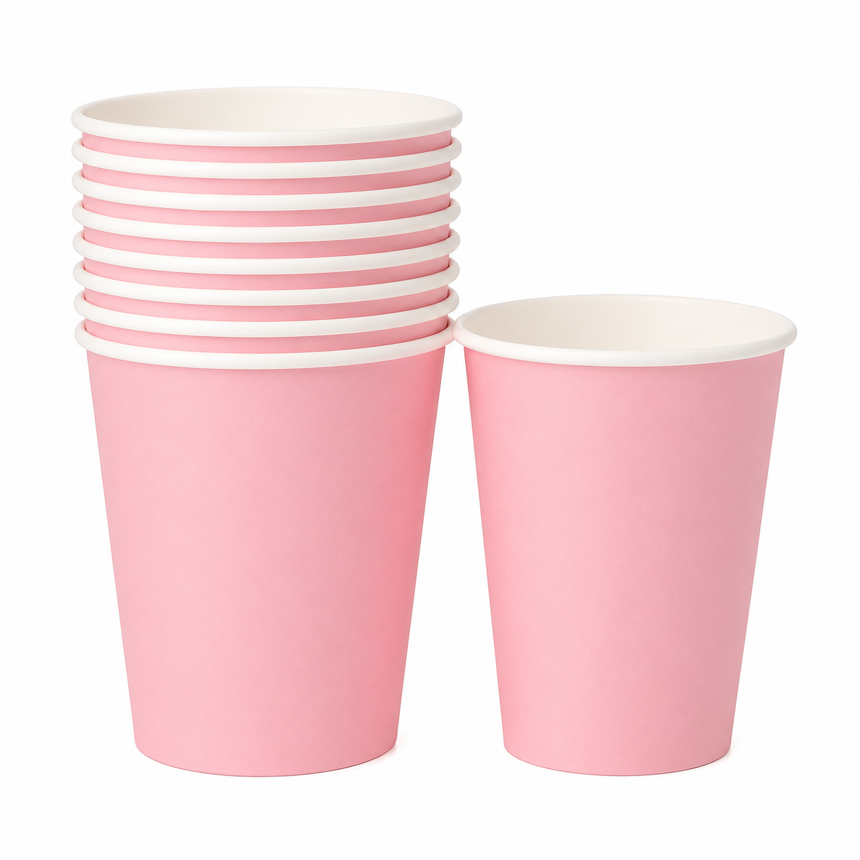 Pink Paper Cup (Pack of 8)