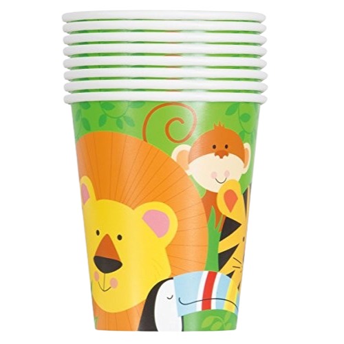 Jungle Safari Paper Cups (12 Pack)