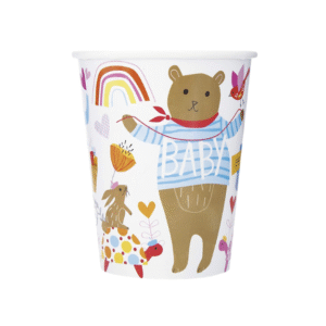 Zoo Baby Shower Paper Cup 9 oz (8 Pack)
