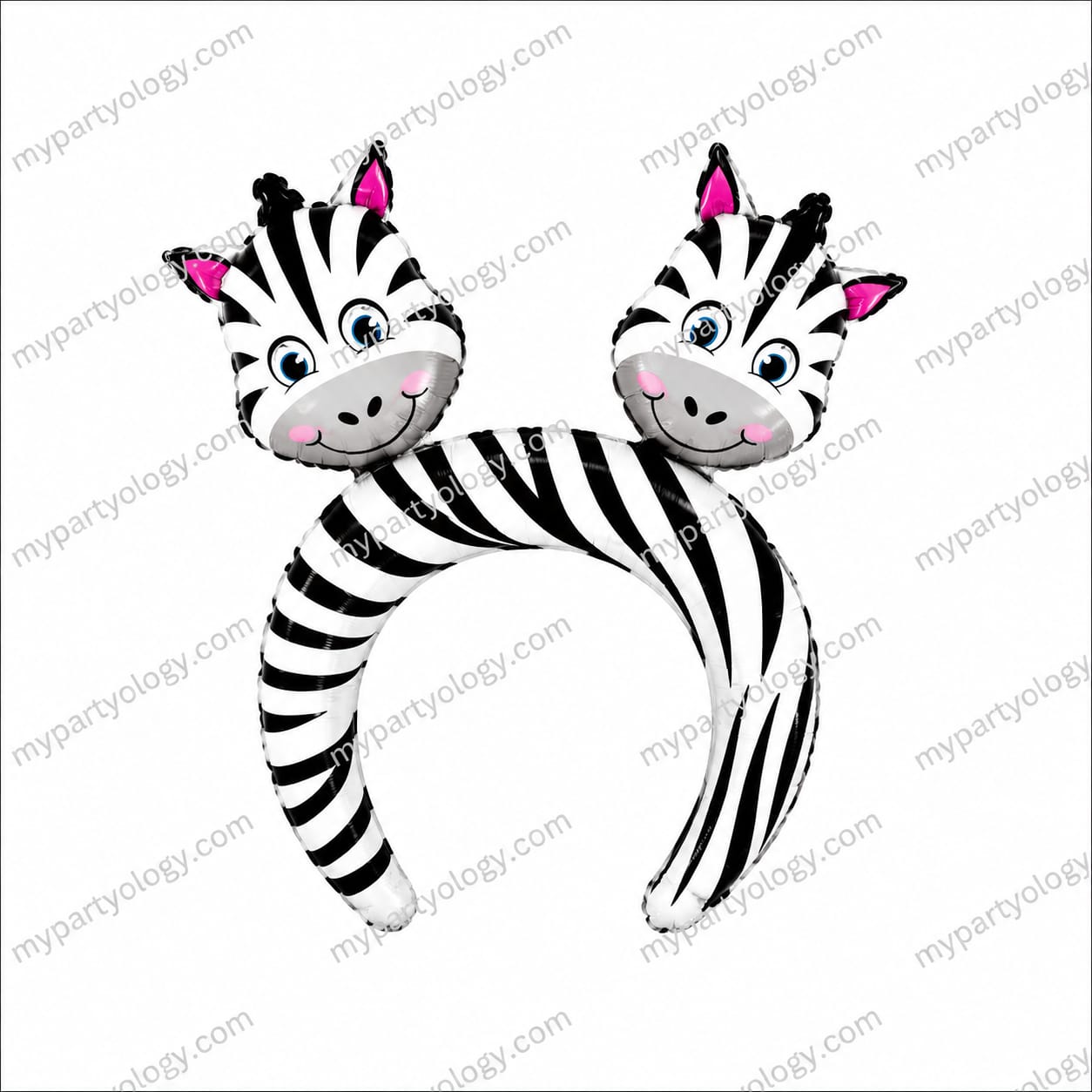 Zebra Headband Foil Balloon