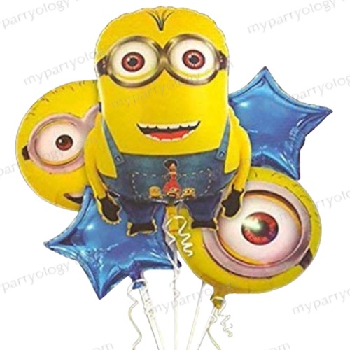 Minions Foil Balloon Set (Pack of 5)
