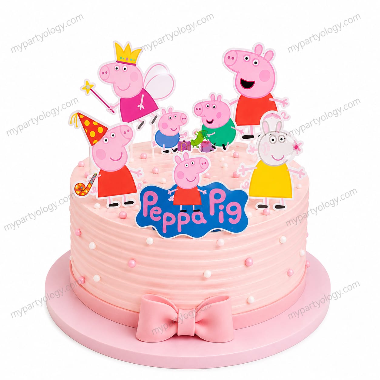 Peppa Pig Paper Cake Topper (Pack of 6)