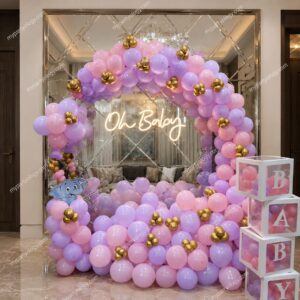 Oh Baby Summer Bloom Ring Balloon Decoration