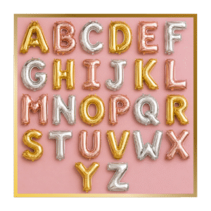 Alphabet Foill Balloons