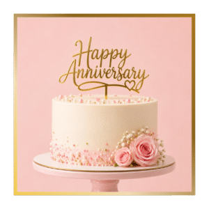 Anniversary Cake Toppers