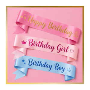 Birthday Sash
