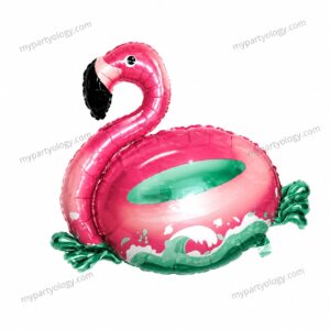 Flamingo Pink & Green 26'' Foil Balloon
