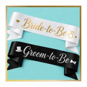 Bride & Groom To Be Sash