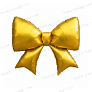 Bow Gold 39'' Foil Balloon