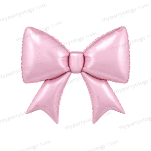 Bow Pastel Pink 39'' Foil Balloon