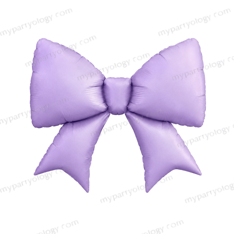 Bow Pastel Purple 39'' Foil Balloon