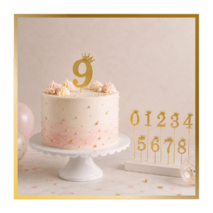 Numbered Cake Toppers