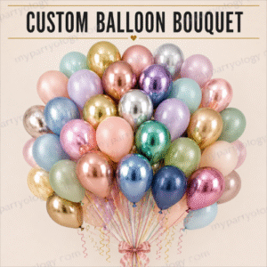 Custom Latex Balloon 12" Helium Bouquet (Pack of 12)