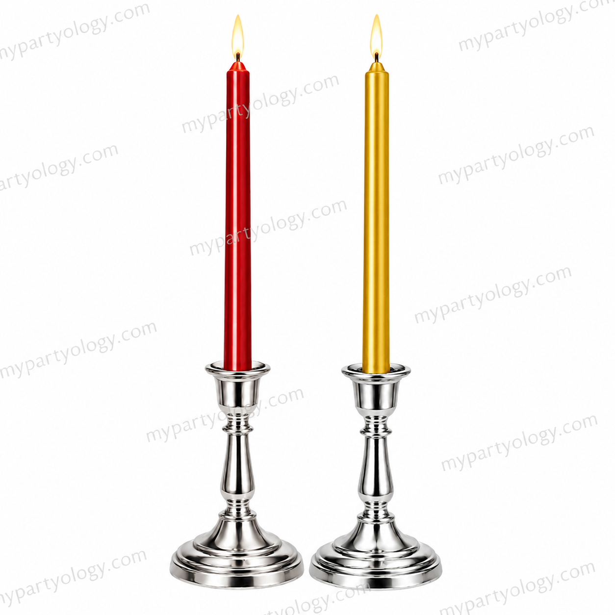 Christmas Lacquer Metallic Red Candle