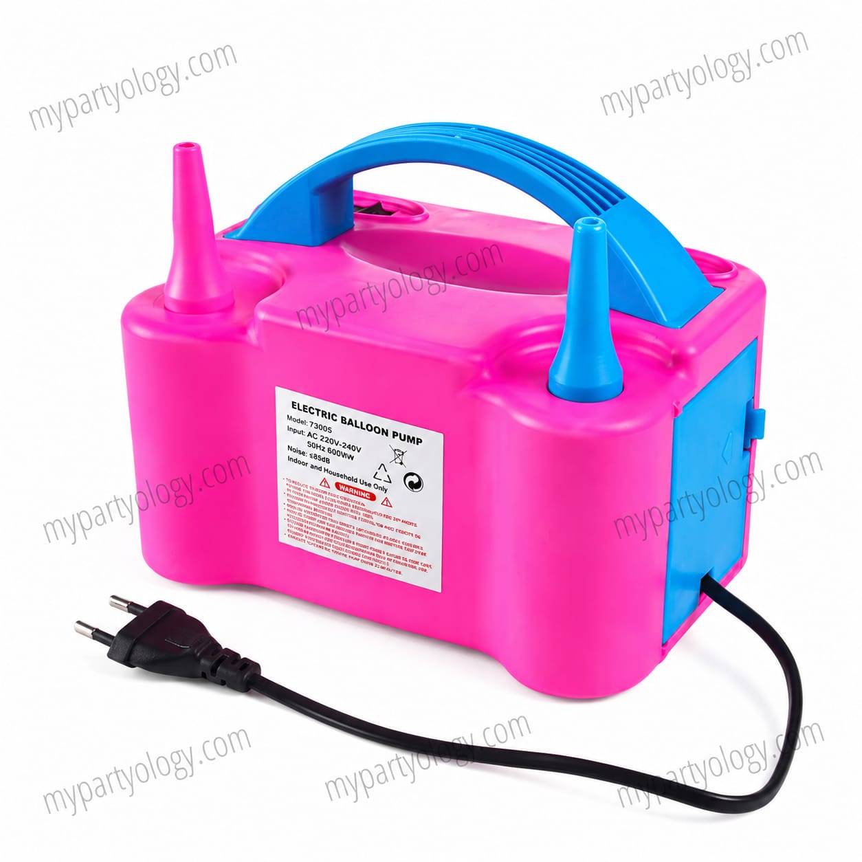 Electric Pink 2 Valve Balloon Pump