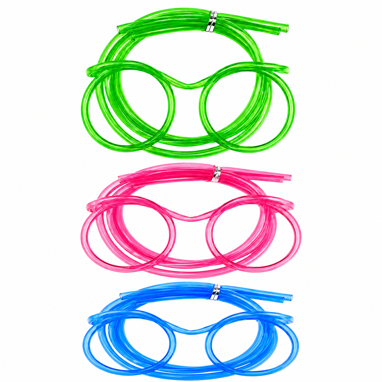 Crazy Goggles Drinking Plastic Straw