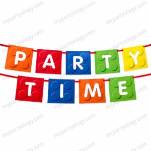 Building Blocks Birthday Block Banner
