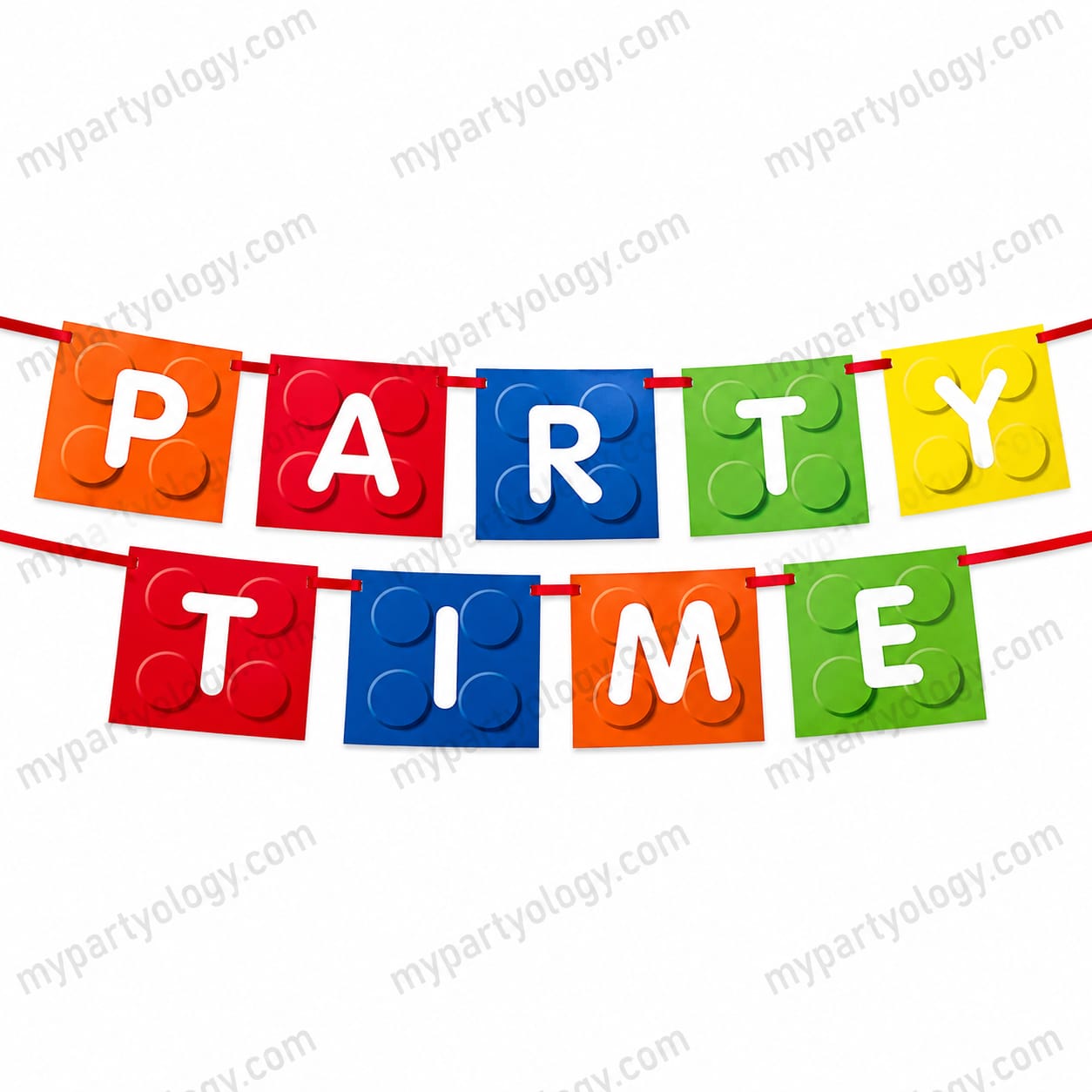 Building Blocks Birthday Block Banner