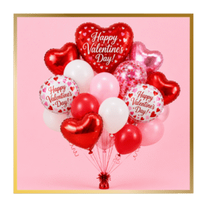 Valentine's Balloons Set