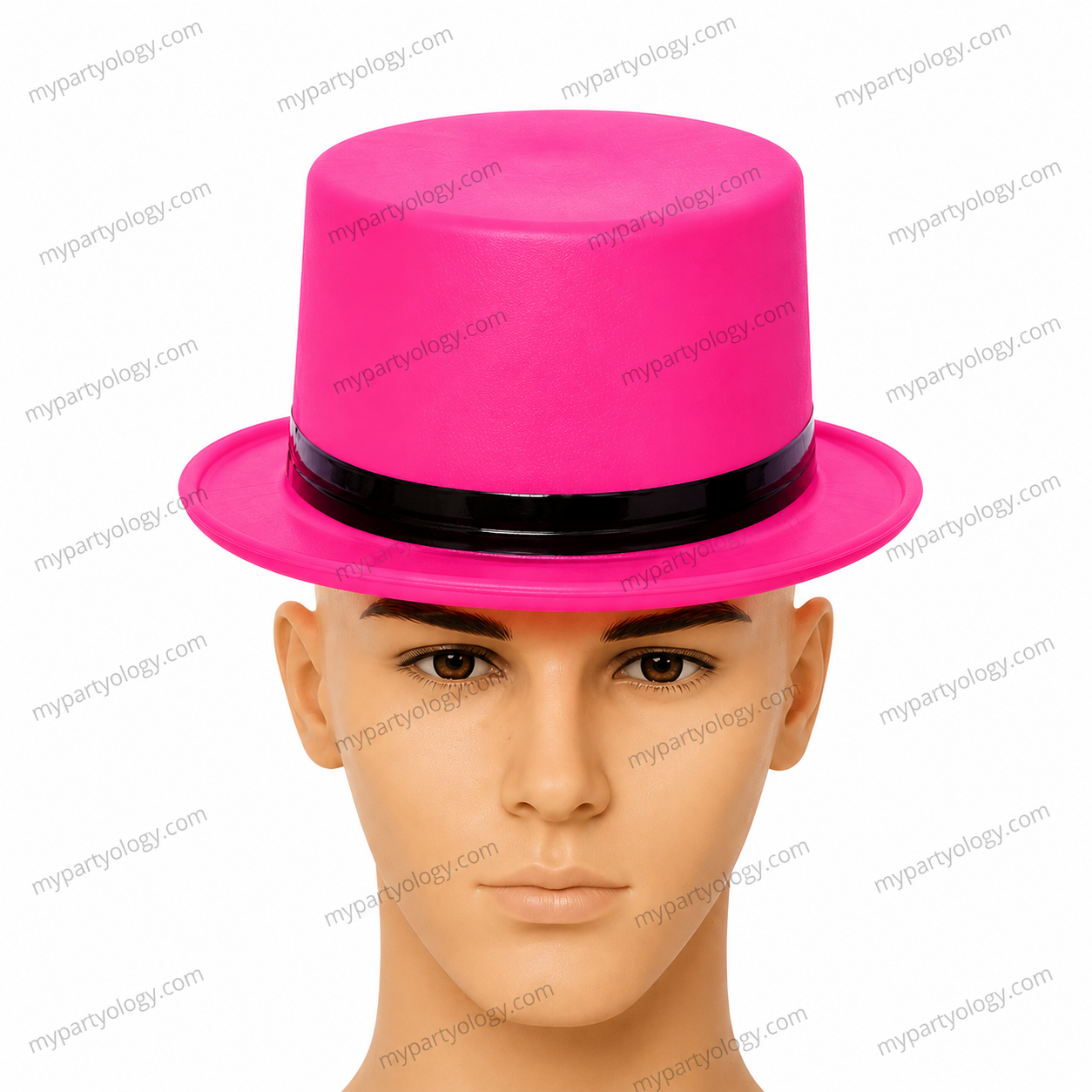 Assorted Neon Top Hats ( Pack Of 1 ) - Image 4